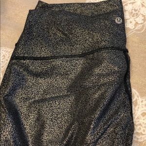 Lululemon Wunder Under Crop in Luminosity Foil
